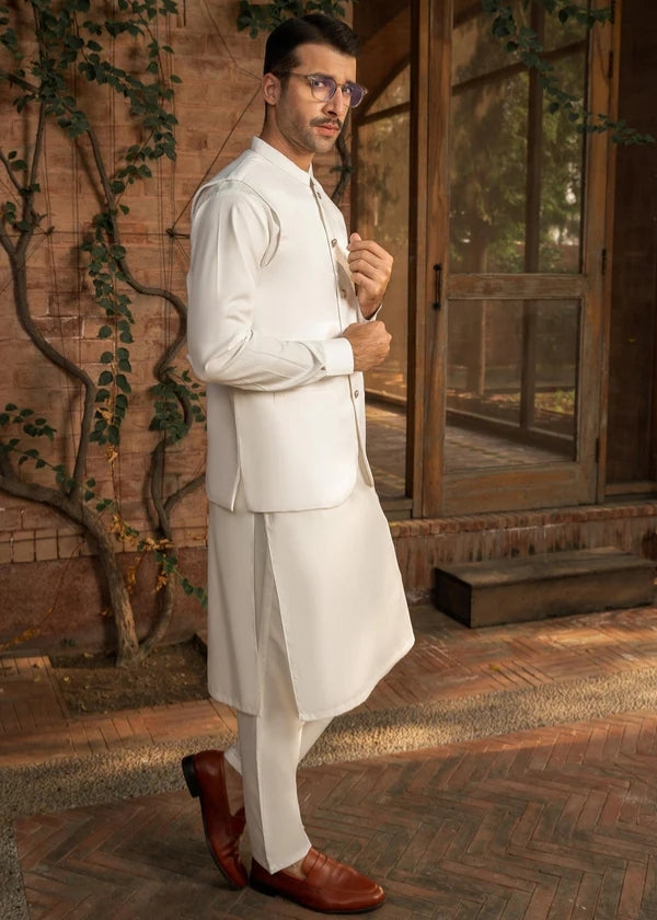 All Off White - 3 Piece -Muraqsh