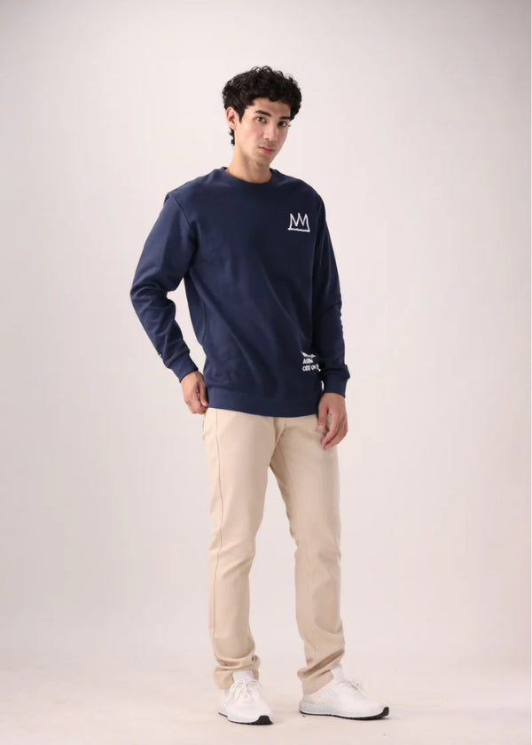 Navy Basic Sweatshirt