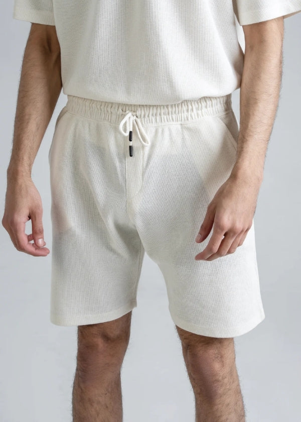 Textured Relaxed Fit Shorts