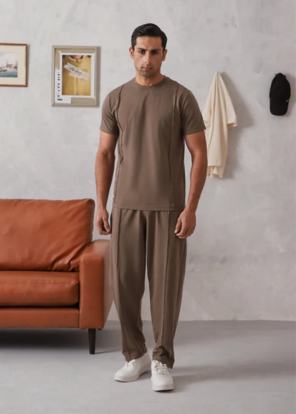 HAZELNUT PINTUCK TRACKSUIT